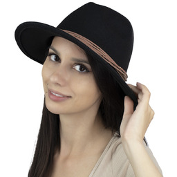 KAPELUSZ damski filcowy elegancki FILC boho PANAMA