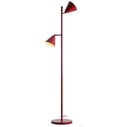 Lampa stojąca Form 2 Metalowa Bordowa