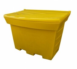 Roteko Pojemnik na sól i piasek 400L żółty