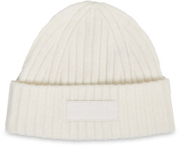 Czapka Tommy Hilfiger Tommy Twist Beanie AW0AW15325 Biały