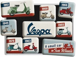 Nostalgic-Art, Vespa magnesy na lodówkę w stylu retro,