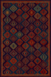 Dywan wełniany Dywilan Polonia Ria navy 200x300 cm