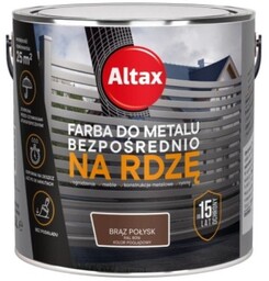 ALTAX Farba do metalu na rdzę 2,5L brązowy