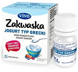 Żywe kultury bakterii do jogurtu typu greckiego "zakwaska"