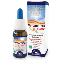 Dr. Jacob''s Witamina D3 K2 Forte, 20ml