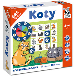 Koty Gra bingo. Kapitan Nauka, gra planszowa