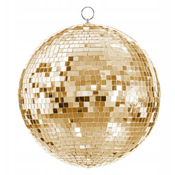 Kula Dyskotekowa lustrzana kula disco złota 30 cm