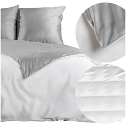 Pościel 160 x 200 3cz Satynowa Nova3 Biel