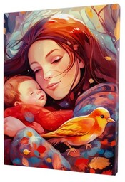 Piękno Matczynej Miłości: Obraz Matki z Dzieckiem