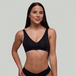 GymBeam Biustonosz bezszwowy Black