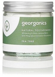 Georganics, proszek do czyszczenia zębów Tea Tree, 60