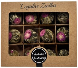 Zestaw Herbata Kwitnąca Bombonierka LEGALNE ZIÓŁKA na PREZENT