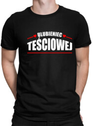 Ulubieniec teściowej - męska koszulka na prezent