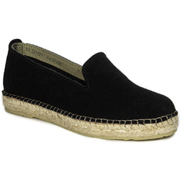 Maciejka Espadryle damskie wsuwane czarne-37