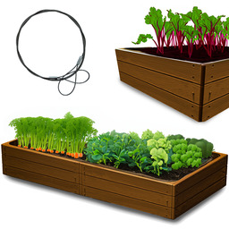 150X75cm Skrzynia Na Warzywa Warzywnik Rabata Grządka Podwyższona