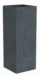 Wysoka donica słupek Scheurich C-Cube High Stony Black