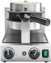 GOFROWNICA OBROTOWA DO GOFRÓW BUBBLE WAFFLE 1500W, 255x560x318