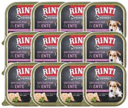 RINTI Feinest Poultry Pure&Duck 12x150 g Mokra karma