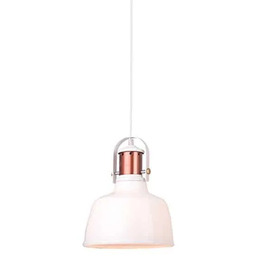 Lampa wisząca szklana biało-miedziana 22cm AZ2143 z serii