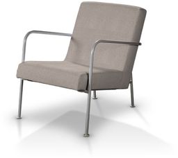 Pokrowiec na fotel Ikea PS, beżowo-szary, fotel Ikea