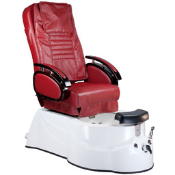 Fotel do pedicure z masażem BR-3820D Bordowy