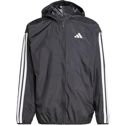 adidas Mężczyźni ESSENTIAL THREE STRIPES WINDBREAKER, Black/White, S