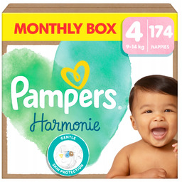 Pampers Harmonie Monthly Box pieluszki, rozmiar 4, 9-14