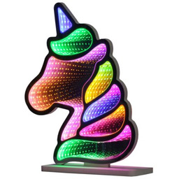 MANTA Neon LED Style Lustro Jednorożec MASNL134MT
