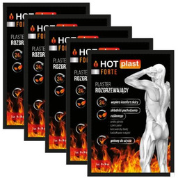 Zestaw HOT PLAST Forte Plaster rozgrzewający 9cm x