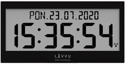 Lavvu LCX0011 Zegar cyfrowy sterowany radiowo sygnałem Modig,