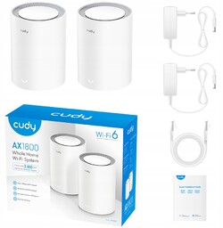 Cudy M1800 2pack System Mesh Szybka Wydajna Sieć