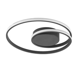 Lindby - Youna LED Lampa Sufitowa Black