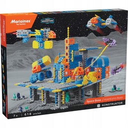 Marioinex Klocki Konstrukcyjne Wafle Mini Waffle Baza Kosmiczna