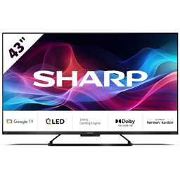 Telewizor QLED SHARP 43GR8465E 43'' 4K 144Hz Google