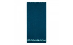 Zwoltex Ręcznik Grafik 70x140 turkusowy ciemny emerald 450