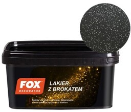 FOX Lakier dekoracyjny z brokatem 1L srebrny