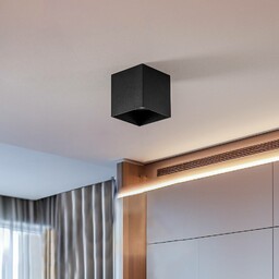 Nowodvorski Lighting Downlight Cobble kątowy kształt, czarny