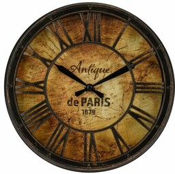 Zegar ścienny Antique de Paris, śr. 21 cm