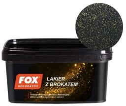 FOX Lakier dekoracyjny z brokatem 1L złoty