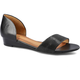 Maciejka Czarne Sandały Damskie Eleganckie Buty