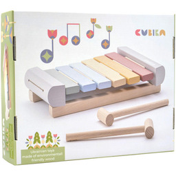 Cubika Drewniane Cymbałki Pastelowe 18m+