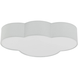 Lampa sufitowa stalowa biało-szara 4-punktowa CLOUD GREY