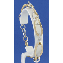 Bransoletka złota pr.585 Ogniwa owalne