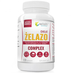 WISH Chelat Żelazo Complex 120caps