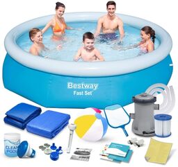 Basen ogrodowy rozporowy, zestaw 15w1, Bestway, 305x76 cm
