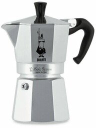 BIALETTI Kawiarka Moka Express 4 TZ Srebrno-czarny