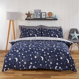 Dreamscene Moon Stars Galaxy poszewka na kołdrę