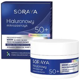 SORAYA Hialuronowy Mikrozastrzyk krem przeciwzmarszczkowy 50+ 50ml