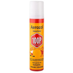 100P Aerozol ochronny przeciw komarom, kleszczom i meszkom,