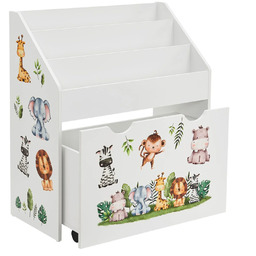 REGAŁ DZIECIĘCY NA KSIĄŻKI I ZABAWKI 3 PÓŁKI